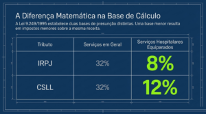 Slide 3 do artigo Simples, Lucro Presumido ou equiparação hospitalar: qual cabe na clínica que está crescendo, da HDP BRASIL