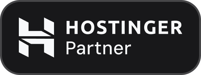 Selo HOSTINGER Partner: HDP BRASIL é agência parceira verificada da Hostinger